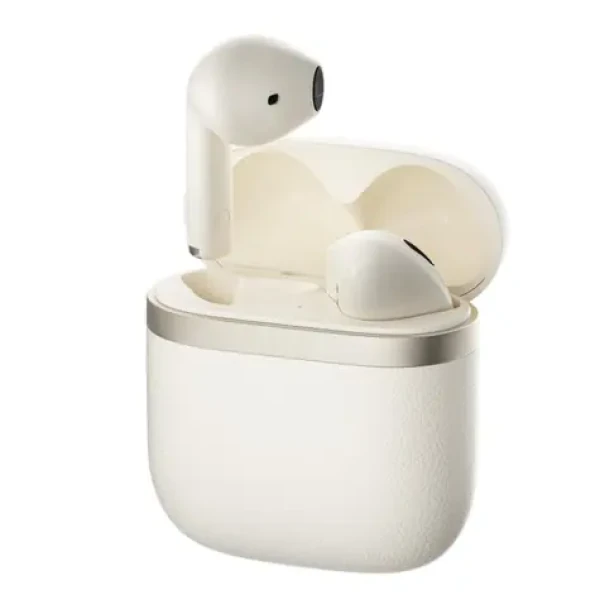 Edifier W200T béžové / Bezdrôtové slúchadlá / mikrofón / Bluetooth 5.4 / IP54 / dobíjacie púzdro (W200T ivory)