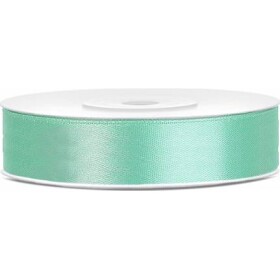 Saténová mentolová stuha 12mm/25m - PartyDeco - PartyDeco