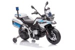 Mamido Detská elektrická motorka Polícia BMW biela