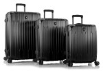 Heys Xtrak S,M,L Black – súprava 3 kufrov