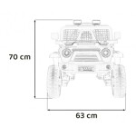 Mamido Elektrické autíčko OFF ROAD 4x4 SPORT červené