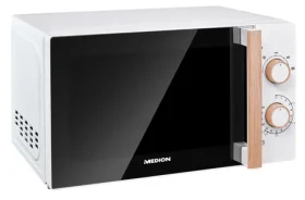 Medion MD10596 biela / Mikrovlnná rúra / 700 W / 20 l / mechanické ovládanie (50076216)