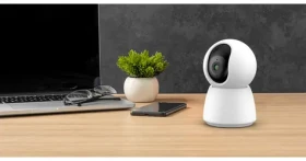 IGet HOME Camera CS4 biela / Vnútorná IP kamera / 2K / WiFi / LAN / nočné videnie (75020823)
