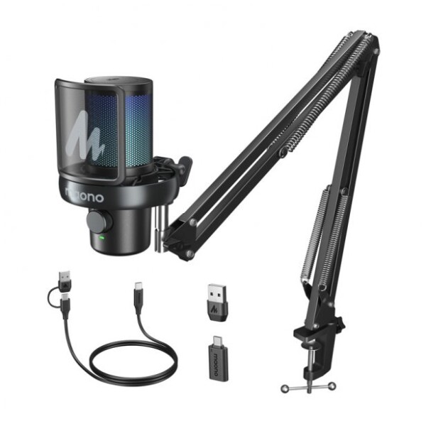 Maono DM40S Pro Mikrofon Bezprzewodowy Usb-c Ai Rgb