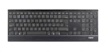 Rapoo E9500M Multi-mode čierna / bezdrôtová klávesnica / 2.4 GHz / BT 3.0 a 4.0 / ultra-tenká / Nano USB / 2x AA batérie (6940056189547)