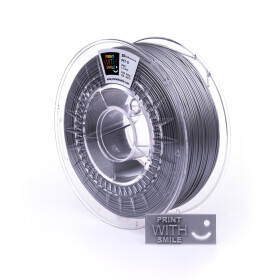 PET-G filament silver shine 1,75 mm Print With Smile 1 kg