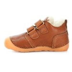 Bisgaard Carter Lamb Cognac zimné barefoot topánky 23 EUR
