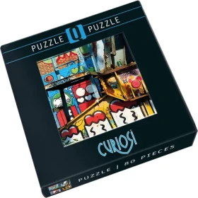 CURIOSI Štvorcové puzzle Q Amsterdam: Vzor III