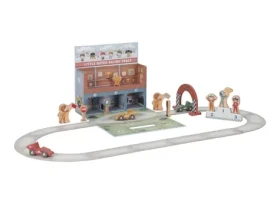 Little Dutch Závodná dráha s doplnkami v kufríku