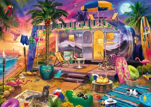 Schmidt Puzzle Karavan pri mori