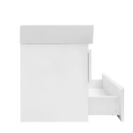 Kúpeľňová skrinka s keramickým umývadlom SAT B-Way 59x50x45 cm biely lesk BWAY260WU2BI BWAY260WU2BI
