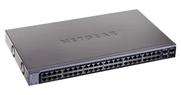 Netgear GS748T v6 / Prepínač / L3 Lite / 48x 10/100/1000 / 2x Gigabit SFP / 2x combo SFP (GS748T-600EUS)