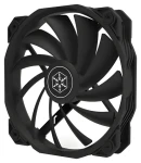 Silverstone Shark Force 160 čierna / Ventilátor / 160mm / FDB ložisko / 38,1 dB / 4-Pin PWM (SST-SF160B)