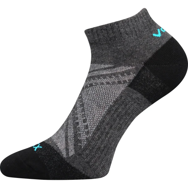 VOXX ponožky Rex 15 tmavo šedé melé 3 páry 35-38 117275