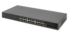 Digitus DN-80223 / Switch / 24x GbE RJ45 / 4X SFP+ / L3 Managed / 19" 1U (DN-80223)