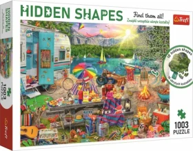 Trefl - Puzzle - Hidden Shapes: Výlet obytným autom