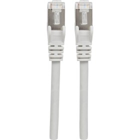 Intellinet 741040 RJ45 sieťové káble, prepojovacie káble CAT 6A S/FTP 10.00 m sivá fóliové tienenie, tienenie pletivom, tienený, bez halogénov 1 ks; 741040