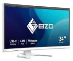 34" Eizo EV3450XC biela / Monitor / IPS / UWQHD+ / prehnutý / webkamera / USB-C 94W (EV3450XC-WT)