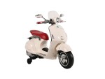 Mamido Detský elektrický skúter Vespa GTS biela