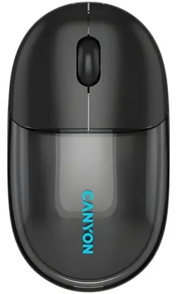 Canyon OnClick 24 čierna / Bezdrôtová optická myš / BT 5.1 + 2,4 GHz / 1200 dpi / 4 tlačidlá / 500 mAh (CNS-CMSW24B)