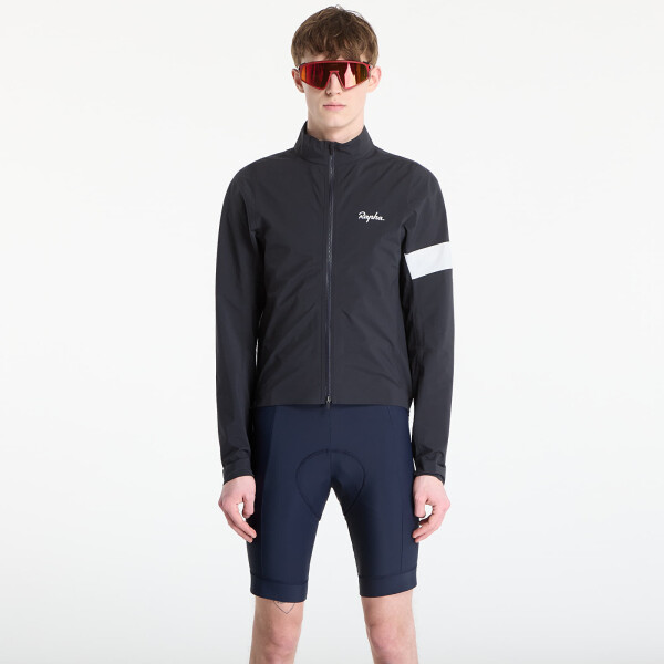 Bunda Rapha Men's Core Rain Jacket Black/ White L