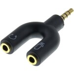 Sencor SAV 188-000 adaptér 3.5mm jack 4P M-2x F (8590669168095)