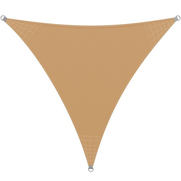 Malatec Tieniaca plachta celta trojuholník 5x5x5m 200g/m piesková