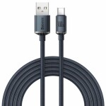 Baseus CAJY000501 Kábel USB-A (M) - USB-C (M) 2 m čierna / 100W (CAJY000501)