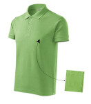 Bavlnené polo tričko pánske trávovo zelené 2XL