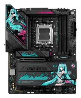 Asus ROG STRIX X870E-H GAMING MIKU / Základná doska / AMD X870E / DDR5 / Wi-Fi 7 / USB4 / sc.AM5 / ATX (90MB1MA0-M0EAY0)