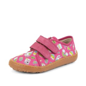 Dievčenské plátené barefoot tenisky CANVAS FUXIA+ Froddo G1700440-10 - 32