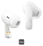 Baseus Bowie E20 biela / Bezdrôtové slúchadlá / mikrofón / Bluetooth 5.3 / IPX5 (6932172655983)