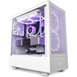 NZXT H5 Flow edition biela / E-ATX / 1x USB 3.2 + 1x USB-C 3.2 / 3.5mm Jack / 2 x 120mm (CC-H51FW-01)