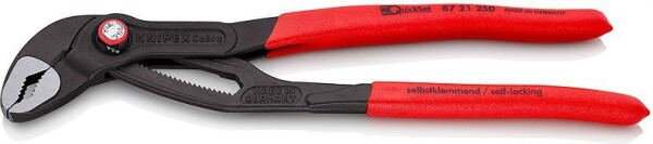 Kliešte Knipex prestaviteľné Cobra QuickSet 300 mm