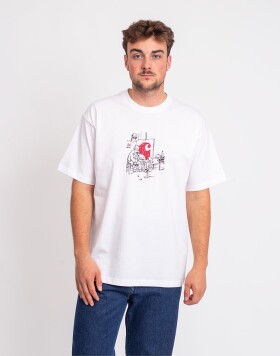 Carhartt WIP S/S Old Painter T-Shirt White M