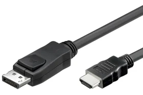 Good Connections DP-HDMI kábel čierna / Prepojovací kábel / DisplayPort 1.2 - HDMI 1.4b / 2 m (DP-HDMI)