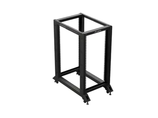 Lanberg Open Rack 22U čierna / Otvorený rack / 600 × 1000 mm / nosnosť 600 kg (OR01-6022-B)