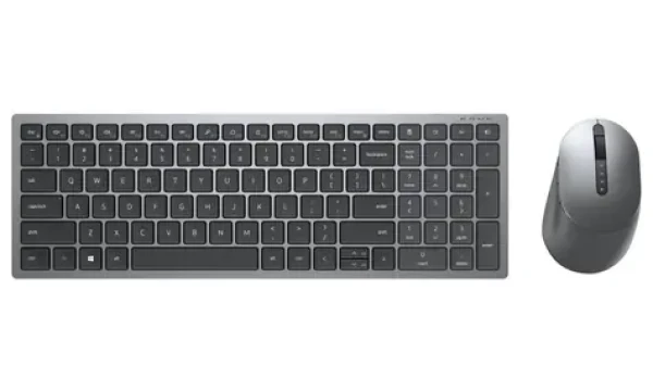 DELL KM7120W US sivá / Set bezdrôtovej klávesnice a myši / US / 2.4GHz / Bluetooth / USB (580-AIWM)