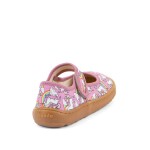 Dievčenské plátené barefoot balerínky CANVAS BALETTY WHITE/PINK FRODDO G1700437-3 - 25