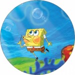 Jedlý papier Spongebob a bubľafuk 19,5 cm - Pictu Hap - Pictu Hap
