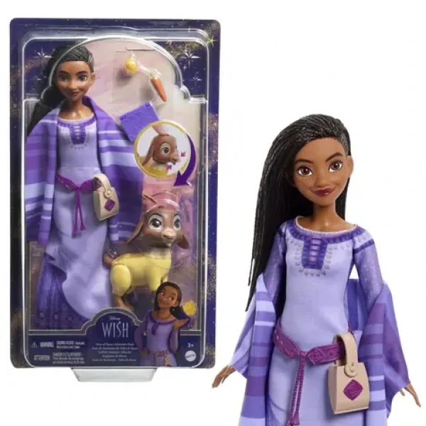Mattel Disney ŽELANIE BÁBIKA SO ZVIERACÍM KAMARÁDOM NA CESTÁCH