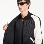 Bunda Y-3 Liquid Logo Satin Souvenir Jacket UNISEX Black/ Cream White L