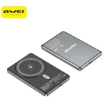 Awei PA-30 sivá / Powerbanka / MagSafe / 5000 mAh / 15 W bezdrôtovo (PA-30)