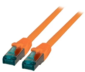 EFB patch kábel Cat6A S/FTP oranžová / Patch kábel / 7,5 m / RJ-45 / LSZH (MK6001.7,5O)