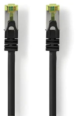 Nedis čierna / Sieťový kábel / CAT7 S/FTP / RJ45 / 2 m / LSZH (CCGL85420BK20)