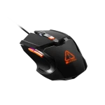 CANYON Vigil čierna-oranžová / Herná optická myš / 3200 DPI / 6 tlačidiel / RGB podsvietenie / USB / 1.65 m (CND-SGM02RGB)