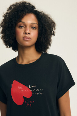 NOČNÁ KOŠEĽA ELAIN 44496 SS26 černá S