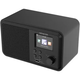Sencor SIR 5100WDB čierna / Internetové rádio / Wi-Fi / USB / budík / mobilné aplikácie (8590669377879)