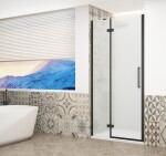 GELCO TRINITY BLACK dvere do niky ľavé, 1000 matné sklo, GT1210ML-B GT1210ML-B