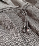 Hnědý dámský kabát se 3/4 rukávy model 16148287 ROSSE LINE Barva: odcienie brązu, Velikost: